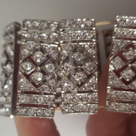 Vintage art deco style costume jewlery bracelet - Picture 4 of 4